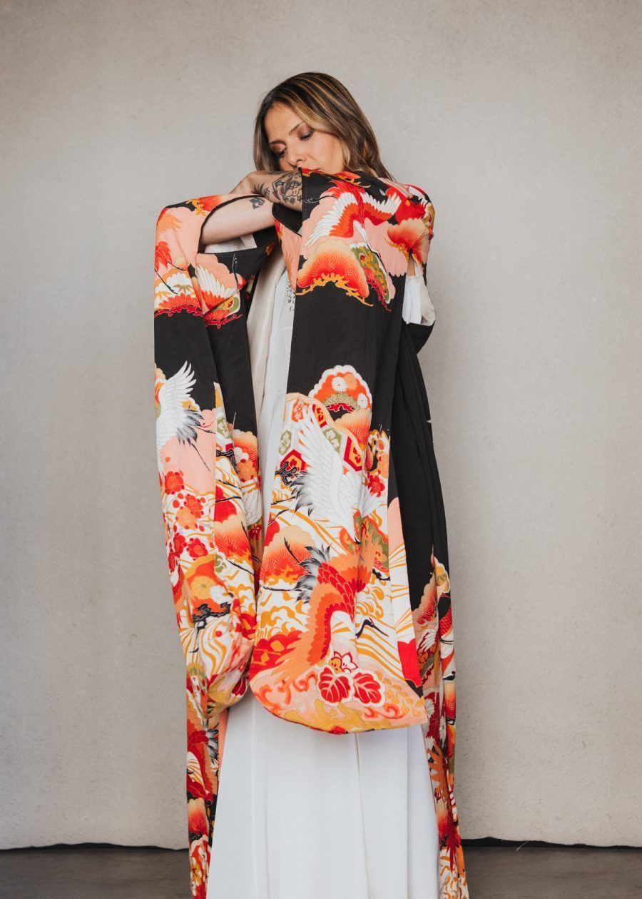 kimono vintage furisode