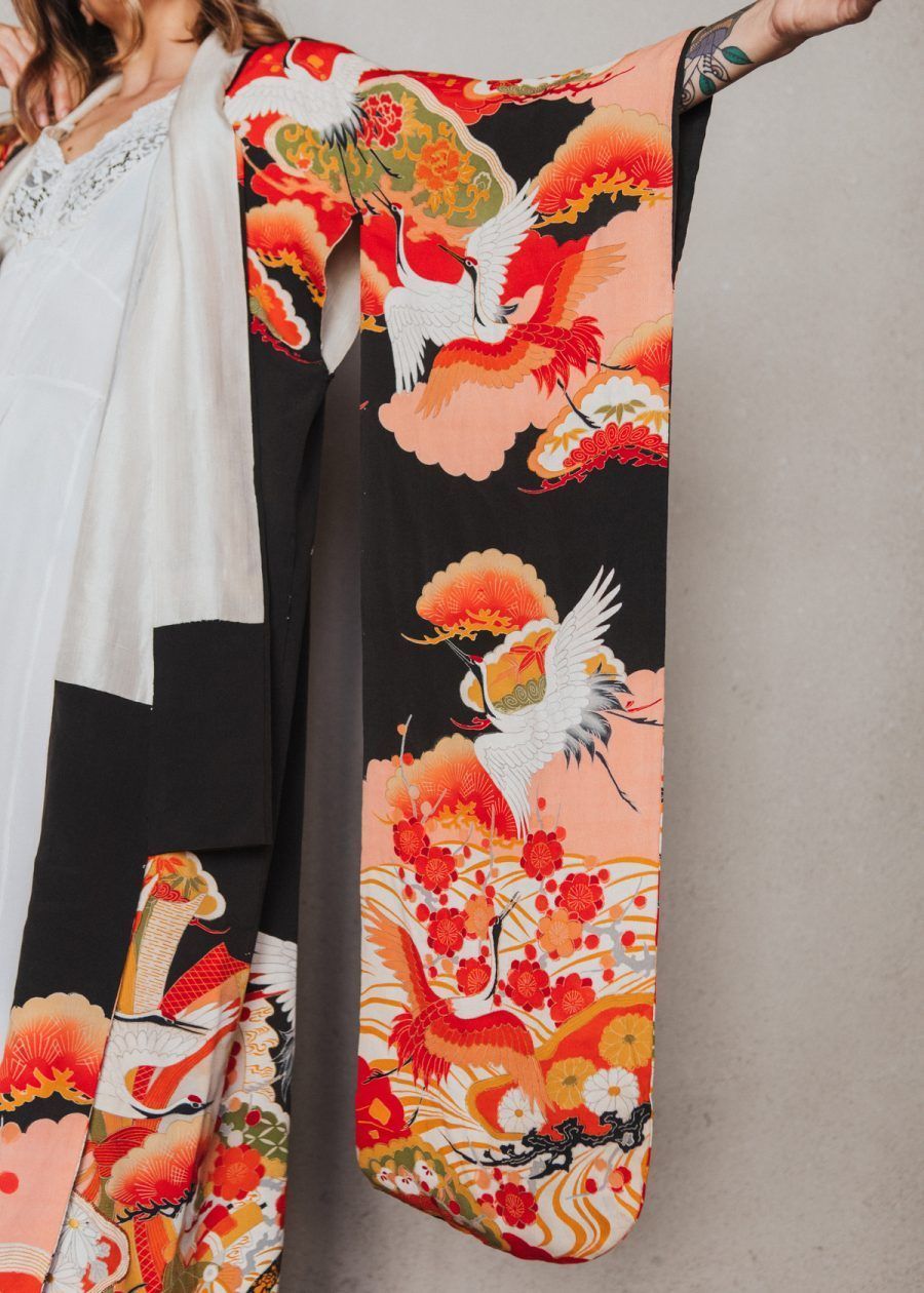 kimono vintage furisode