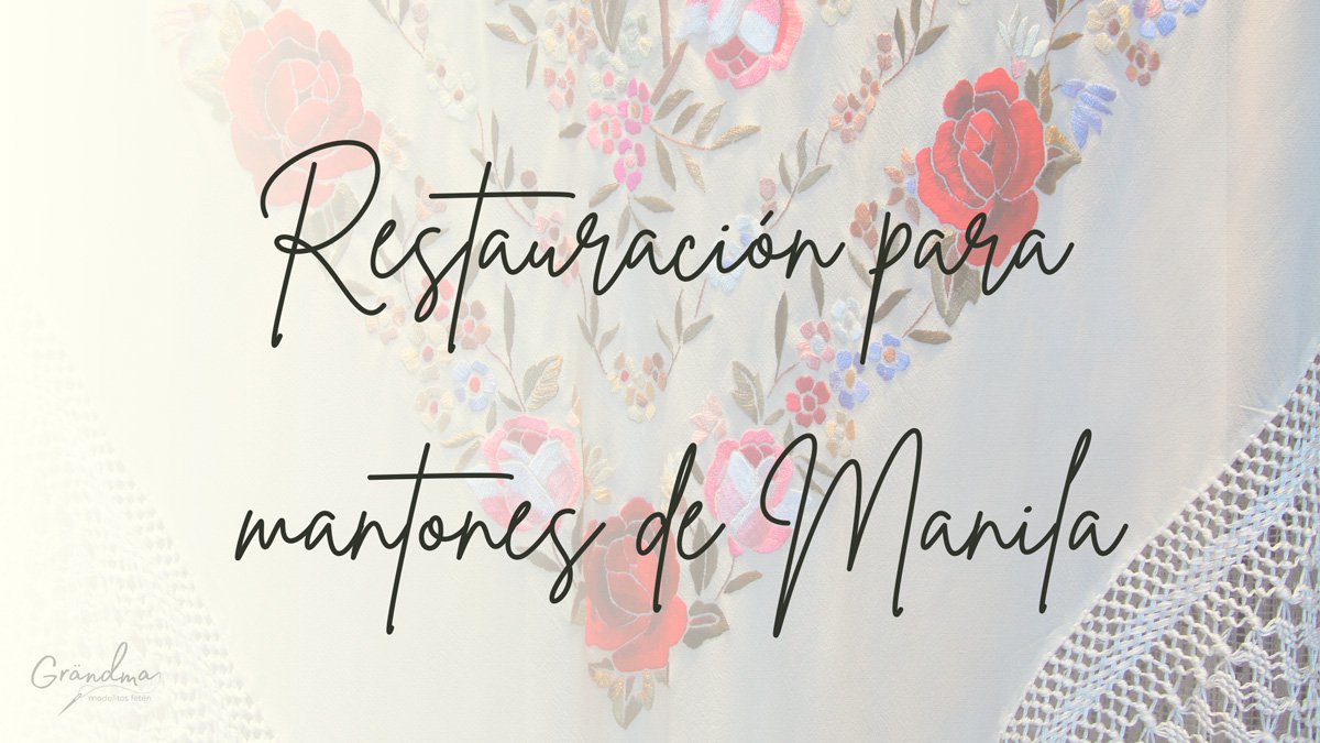 Artículo - restauración mantón de Manila