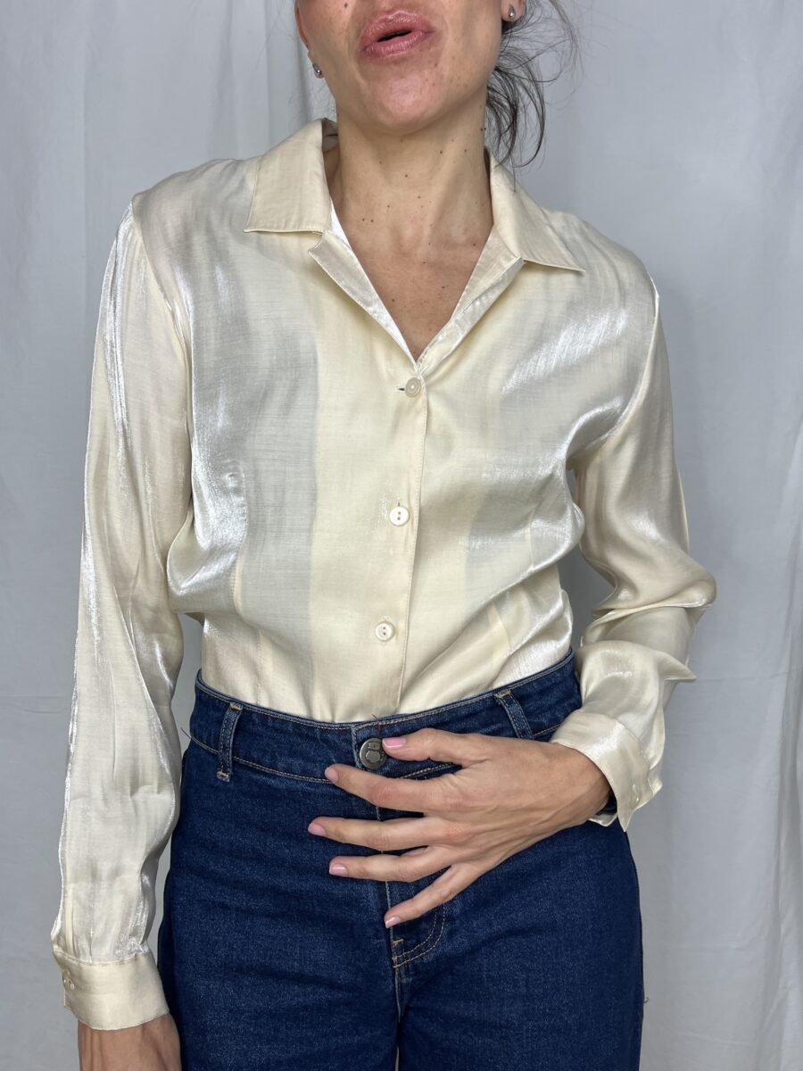 Camisa Vintage Años 90 satinada