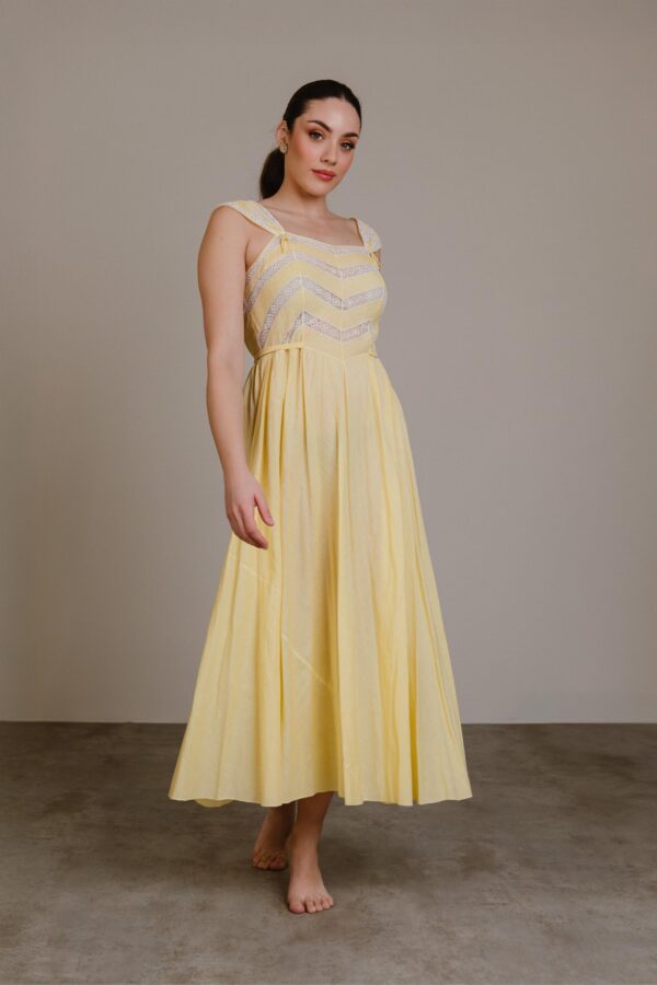 Vestido lencero de batista años 40 “Bernarda”