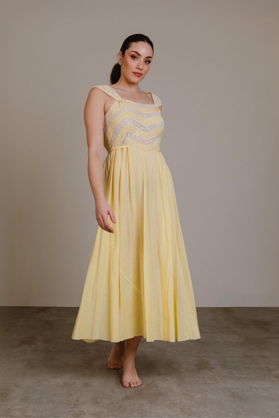 Vestido lencero de batista años 40 “Bernarda”