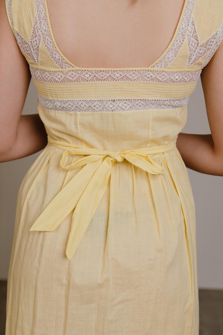 Vestido lencero de batista años 40 “Bernarda” - Imagen 5