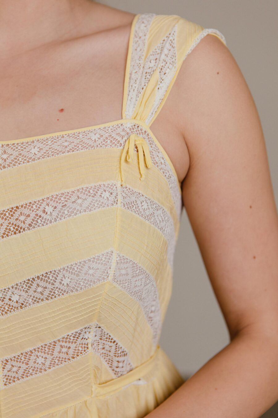 Vestido lencero de batista años 40 “Bernarda” - Imagen 2