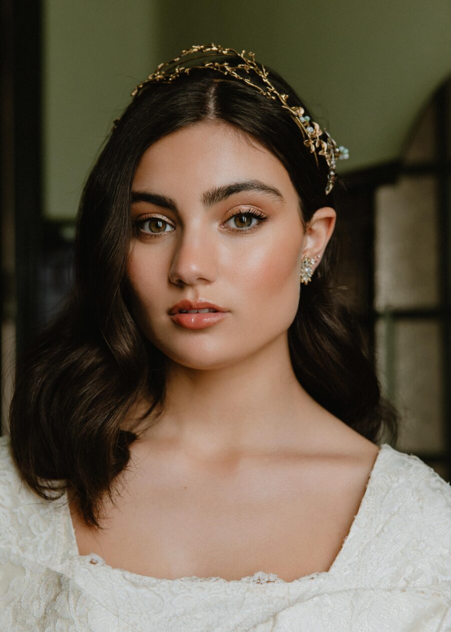 Vestido de novia de encaje y raso primera mitad S.XX “Crisanta” - Imagen 10