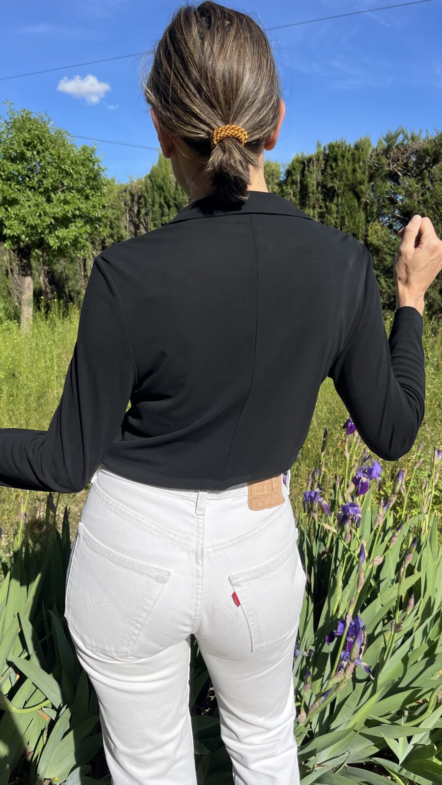 Camisa de Punto Sintético Negra Escorpión Años 90 - Imagen 4