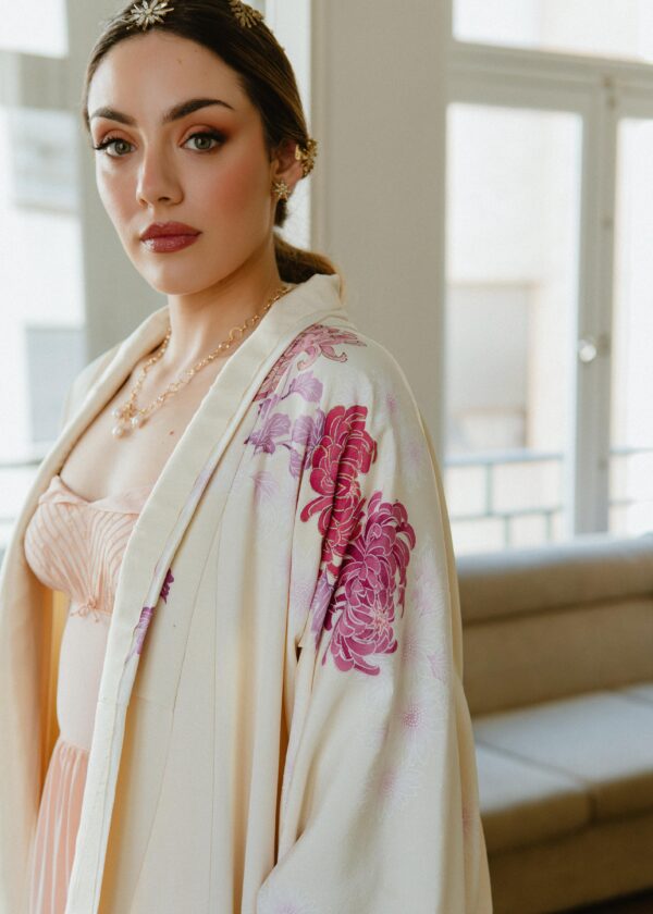 kimono años 60 novia