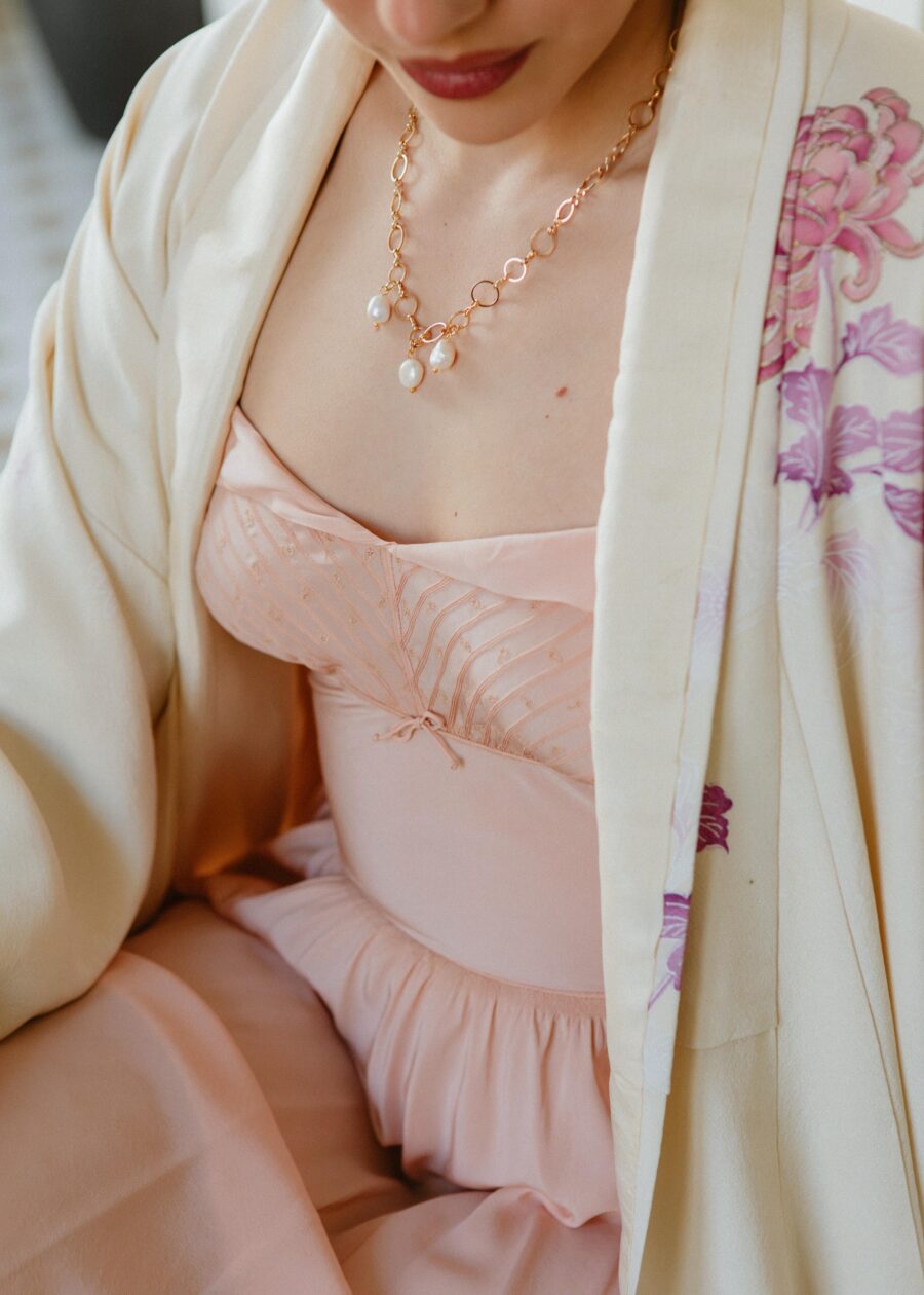 Kimono Vintage Japonés Años 60 “Haruka” - Imagen 10