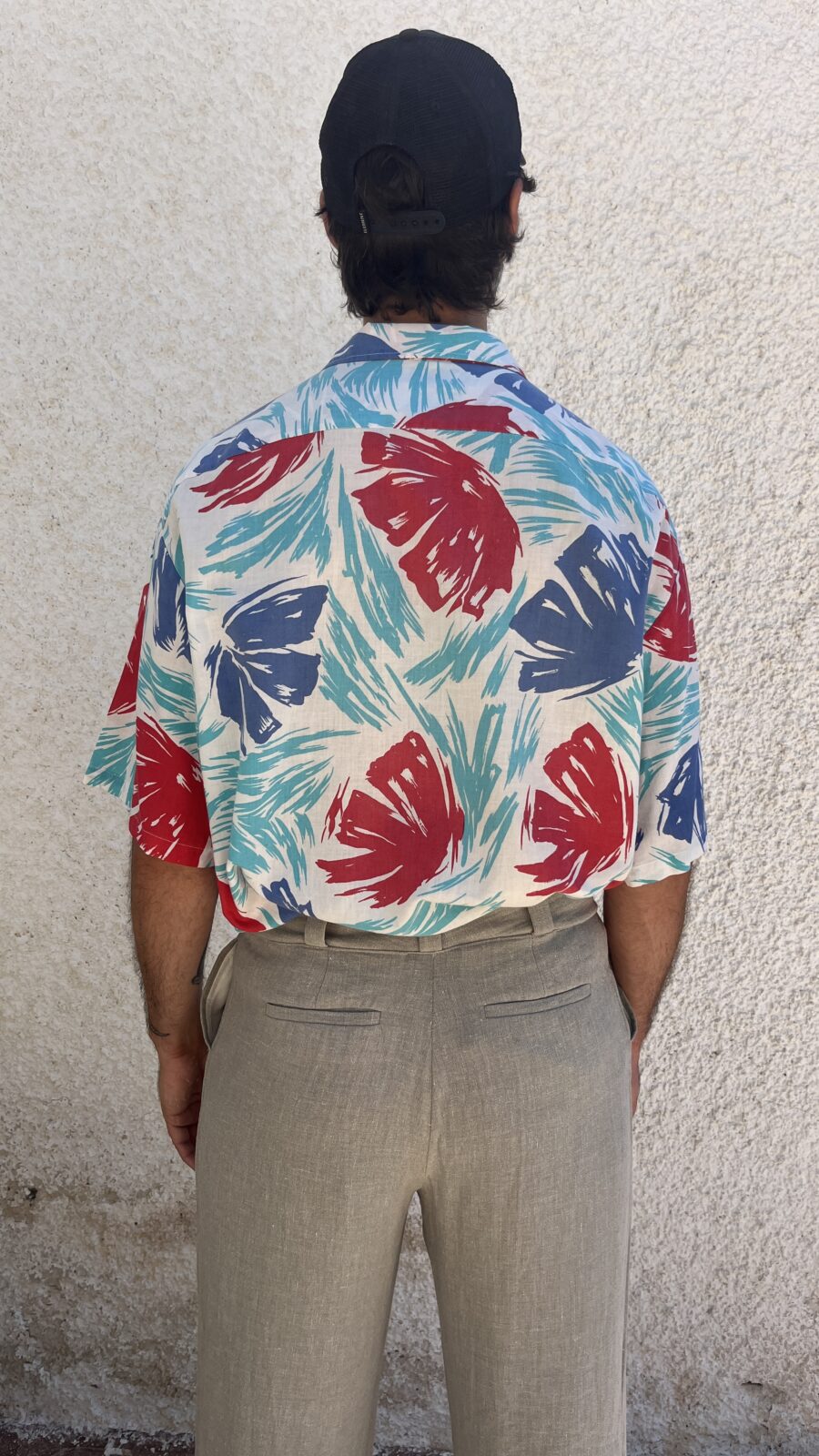 Camisa Unisex Vintage Años 80 de Algodón con Estampado Pincelado - Imagen 11