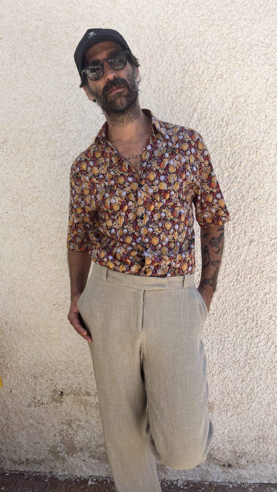 Camisa unisex Vintage Española Años 80 con Estampado de Frutas y Flores - Imagen 11
