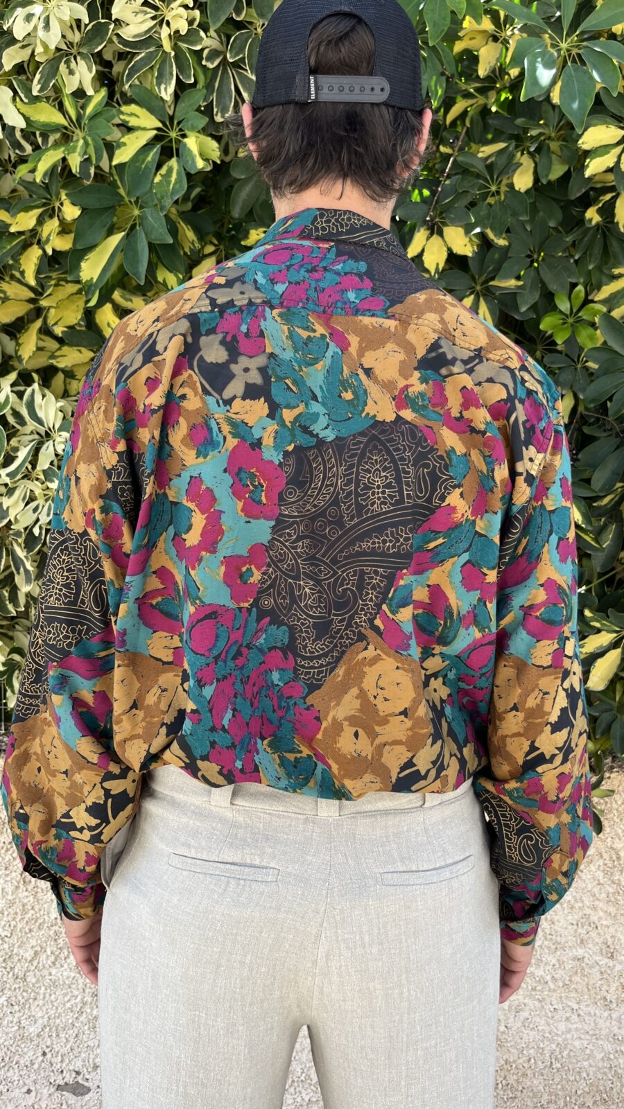 Camisa Vintage “Mango” Años 90 con Estampado Floral y Paisley - Imagen 9