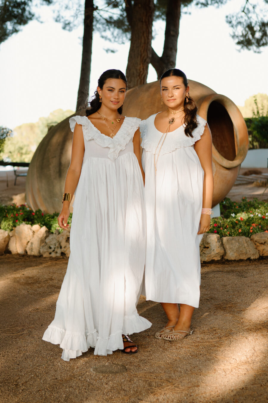 Vestido "Rufina" Principios del Siglo XX en Muselina Blanca y Encaje - Imagen 8