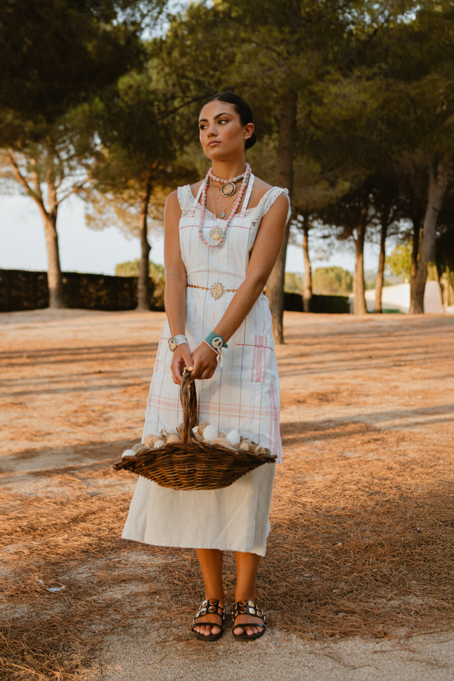 Vestido lencero de lino principios S.XX “Ester” - Imagen 3