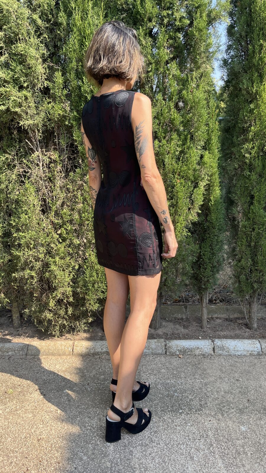 Vestido Vintage Años 90 de la firma "Picotazos", Hecho en España - Imagen 6