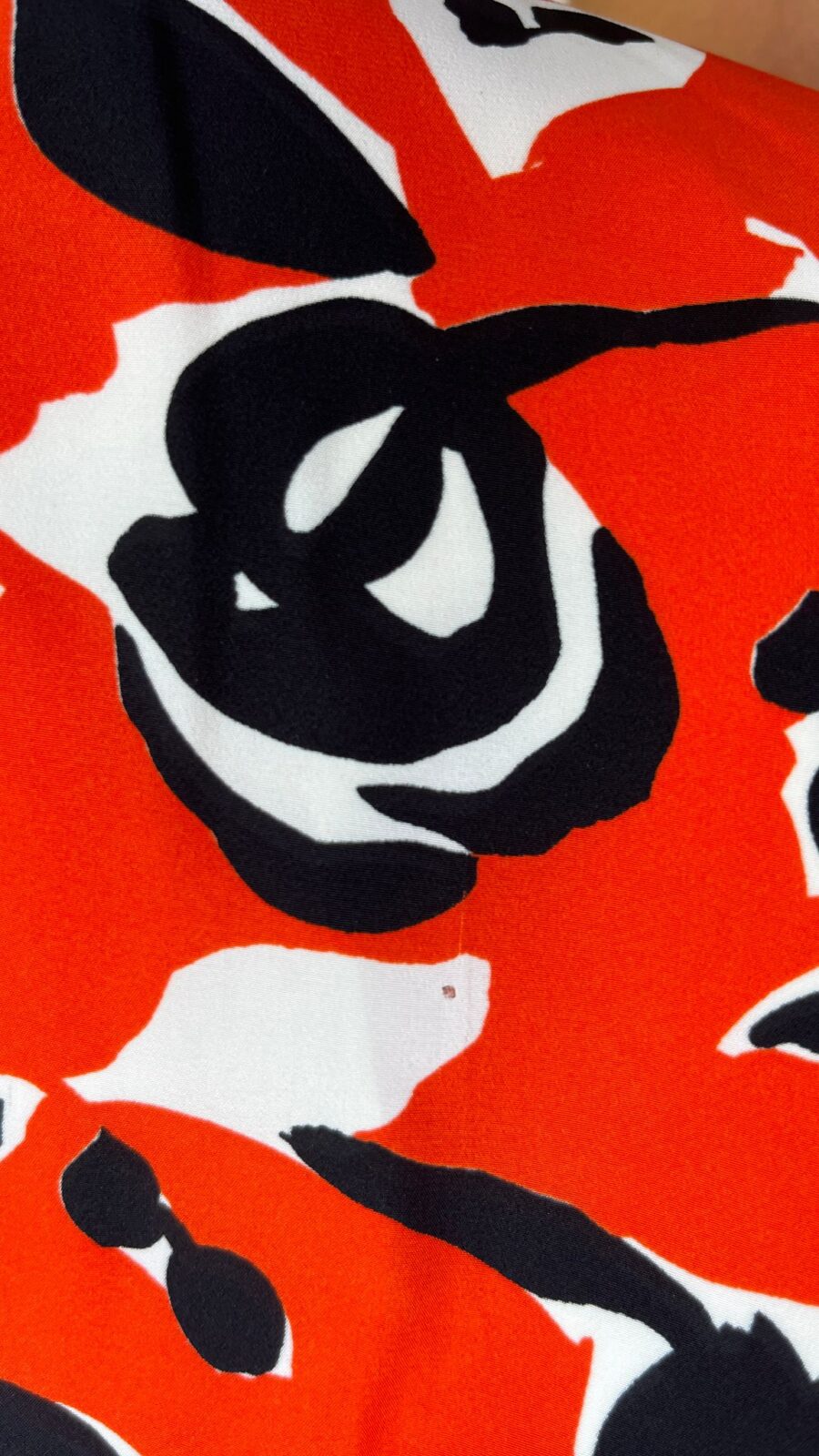 Falda Midi Vintage de Poliéster con Estampado Abstracto – Inglaterra, Años 90 - Imagen 10