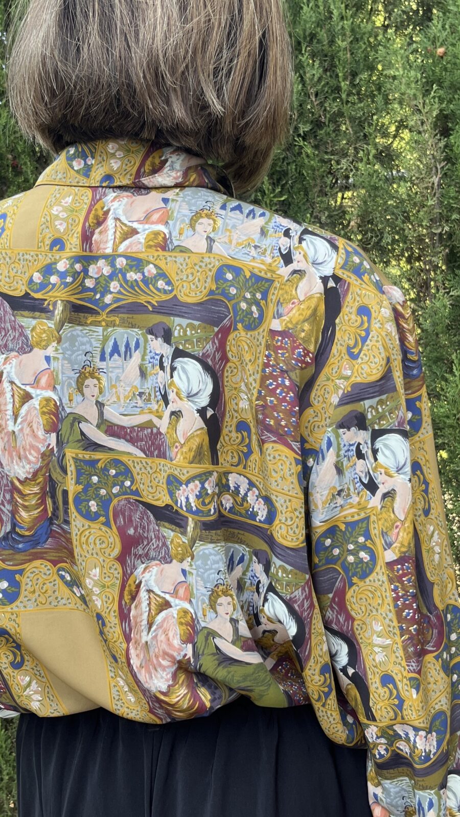 Camisa estampada art nouveau 80s/90s — El Corte Inglés - Imagen 8