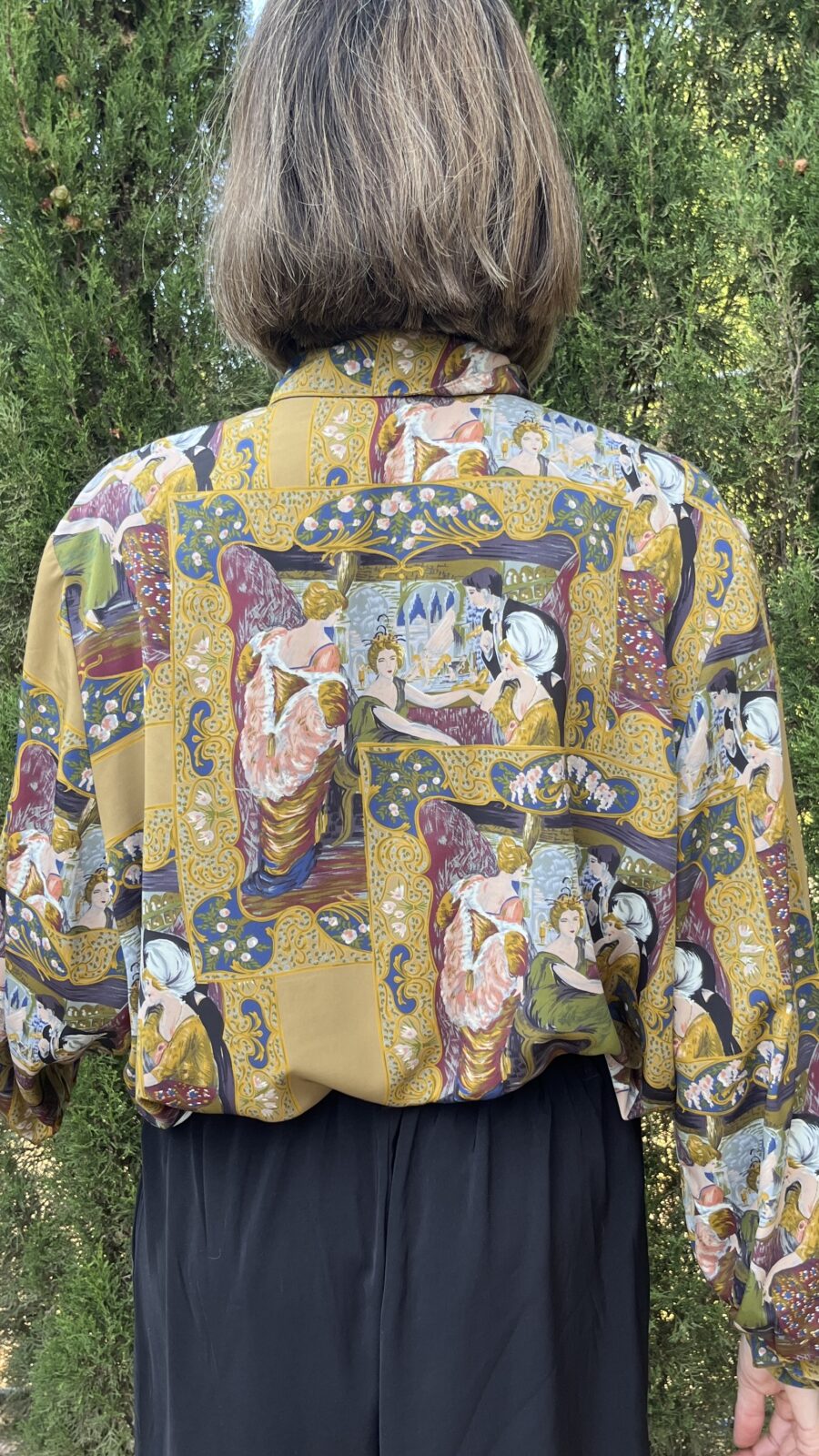 Camisa estampada art nouveau 80s/90s — El Corte Inglés - Imagen 6