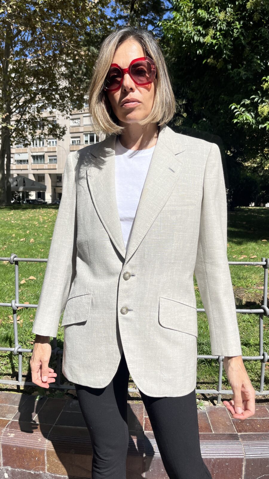 Blazer sastrero gris piedra “Juan Francisco” Madrid, encargo 1979 - Imagen 13