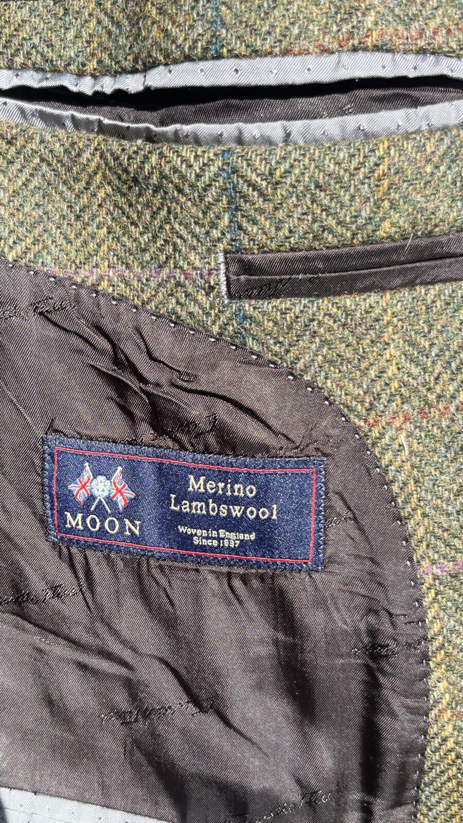 Americana tweed espiga en lana Merino Emidio Tucci Años 90 - Imagen 14